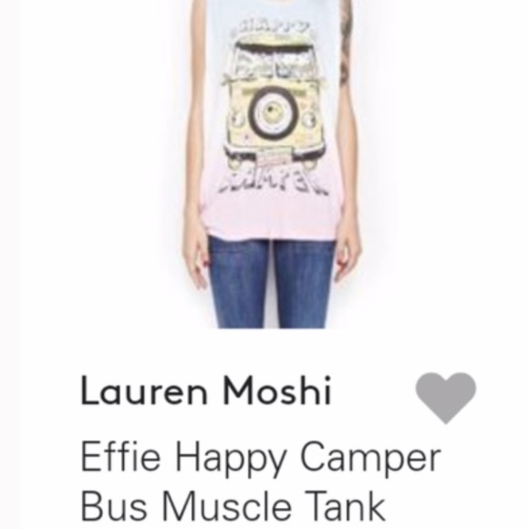 Lauren Moshi Effie bus muscle tank NWT - Picture 5 of 6
